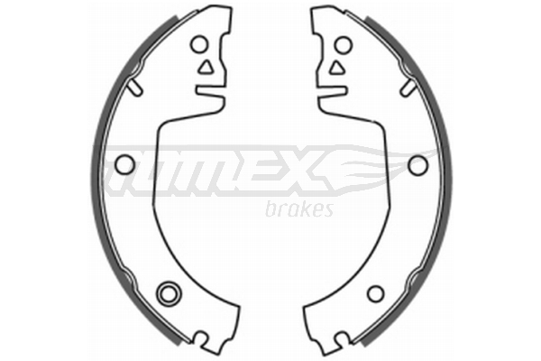 Sada brzdových čelistí TOMEX Brakes